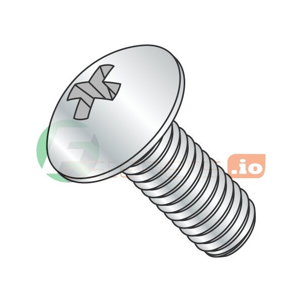 Newport Fasteners M5-0.80 x 10 mm Phillips Truss Machine Screw, Zinc Plated Steel, 5000 PK 139317 - main